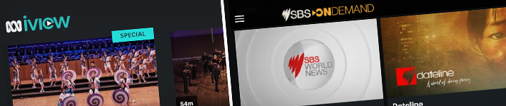 SBS and ABC on-demand