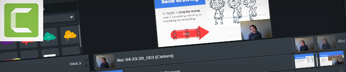 screenshot of Camtasia software